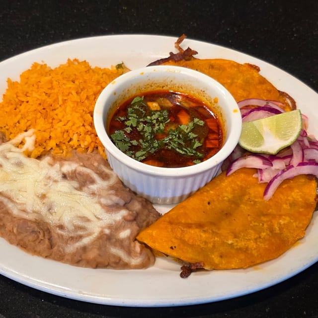 Birria Taco Plate.